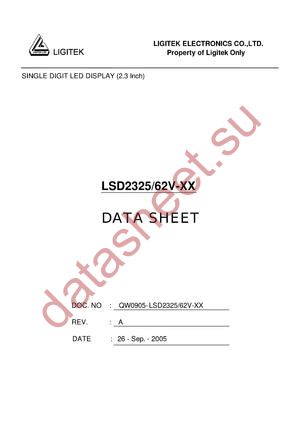 LSD2325-62V-XX datasheet  