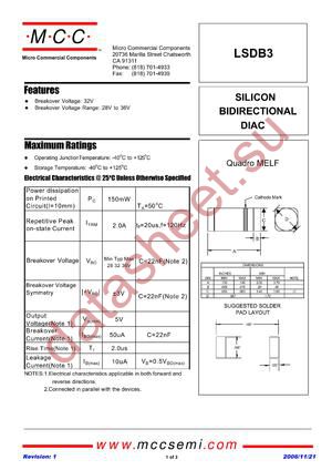 LSDB3 datasheet  