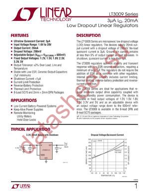 LT3009IDC-PBF datasheet  