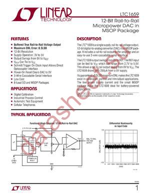 LTC1659IS8-TRPBF datasheet  