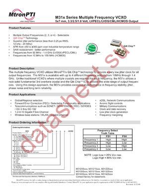 M31316BGC2N datasheet  