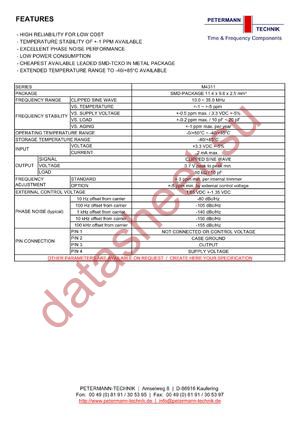 M4311 datasheet  