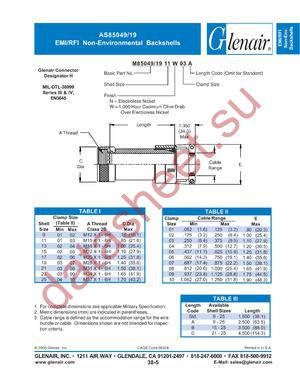 M85049-1917N09A datasheet  