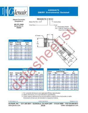 M85049-78-17N10 datasheet  