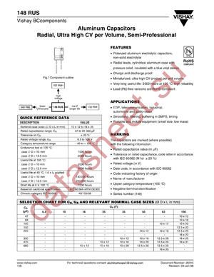 MAL214838152E3 datasheet  