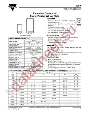 MALPEYV00DB322X02W datasheet  