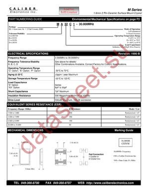 MASC3 datasheet  