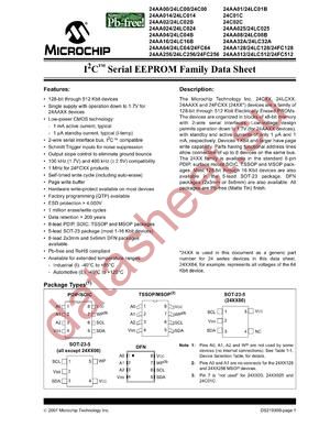 24LC512-ESM datasheet  