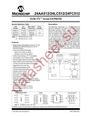 24LC512E/SM datasheet  