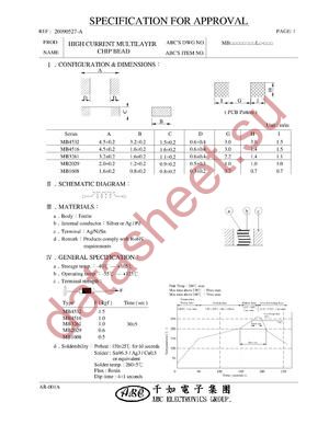 MB3261260YL datasheet  