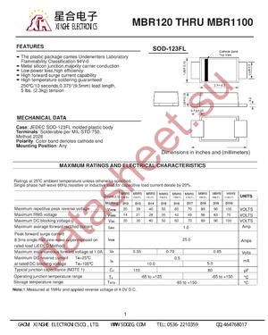 MBRS140-FL datasheet  