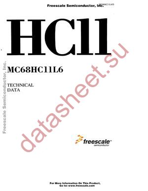 MC68HC11L6MFU2 datasheet  