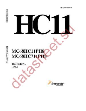 MC68HC11PH8CPV3 datasheet  