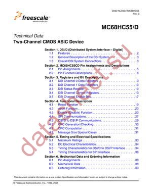 MC68HC55 datasheet  