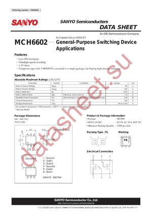 MCH6602_12 datasheet  