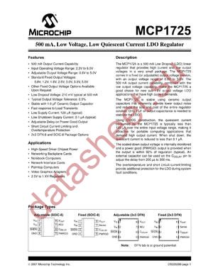 MCP1725T-3302EMC datasheet  