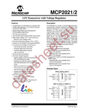 MCP2021-330E/SL datasheet  