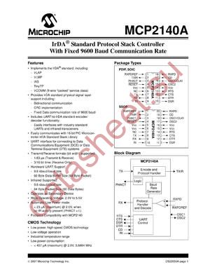 MCP2140AT-I/P datasheet  