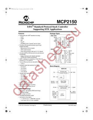 MCP2150_13 datasheet  