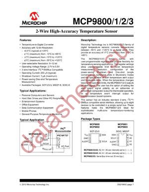 MCP9801A0-M/MS datasheet  