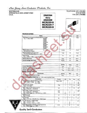 MCR220-5 datasheet  