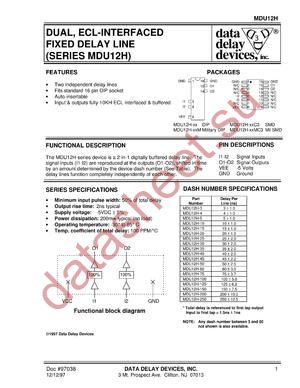 MDU12H datasheet  