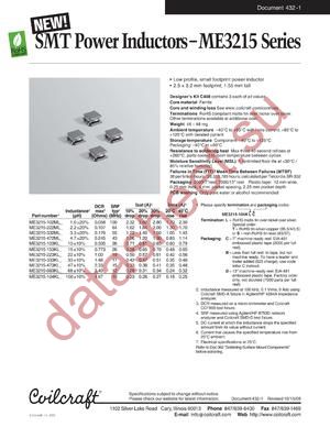 ME3215-683KL datasheet  