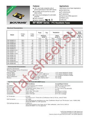 MF-MSMF014/24-2 datasheet  