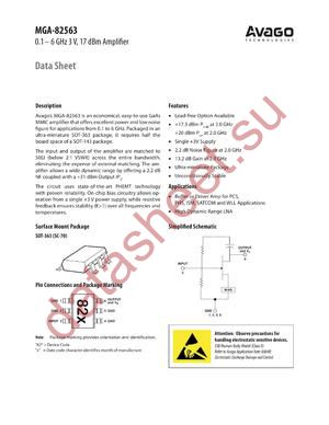 MGA-82563-TR1G datasheet  