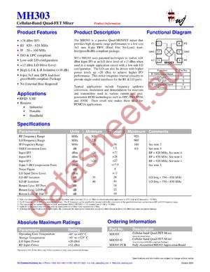 MH303-RFID datasheet  