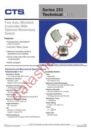 253A103A45NB datasheet  