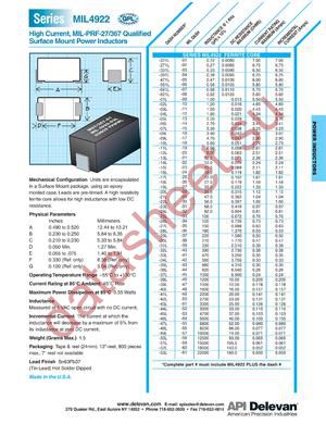 MIL4922-19L datasheet  