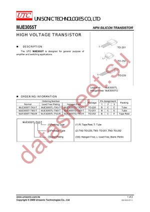 MJE3055T_09 datasheet  