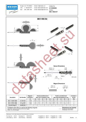 MK11-M5-KIT_DE datasheet  