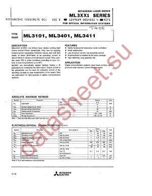 ML3101 datasheet  
