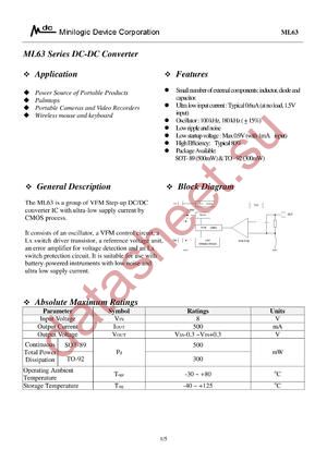 ML63501PB datasheet  