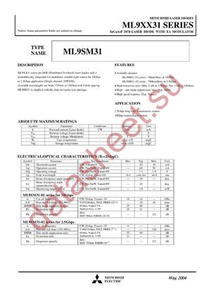 ML9SM31-01-40 datasheet  