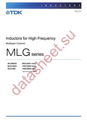 MLG1005S1N2T datasheet  