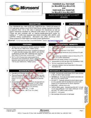 MLL4124C datasheet  