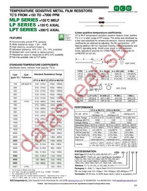 MLP12-103F datasheet  