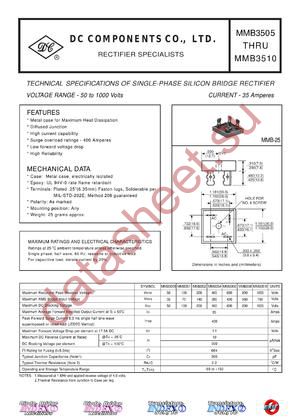 MMB354 datasheet  