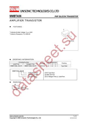 MMBTA56_10 datasheet  