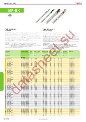 MP-BK74-10GN5 datasheet  