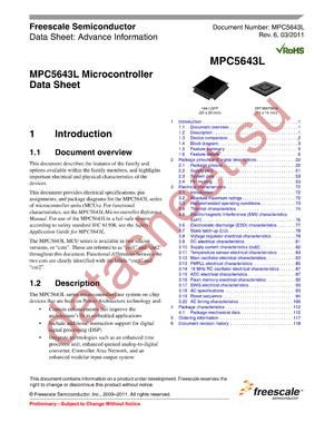 MPC5643L_11 datasheet  