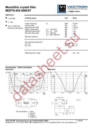 MQF70.455-4000-07 datasheet  