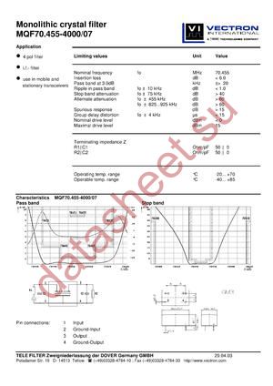 MQF70.455-4000-07_03 datasheet  