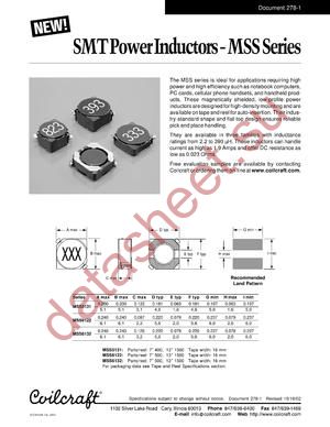 MSS6132-562MX datasheet  