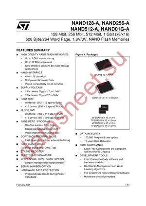 NAND256R3A2CZA1 datasheet  