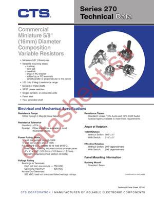 270U824A103A1A1 datasheet  