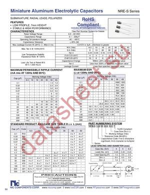 NRESR33M166.3X7F datasheet  